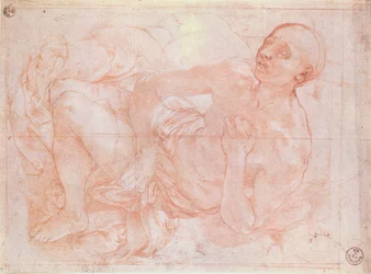 Heiliger Hieronymus (Kreide)